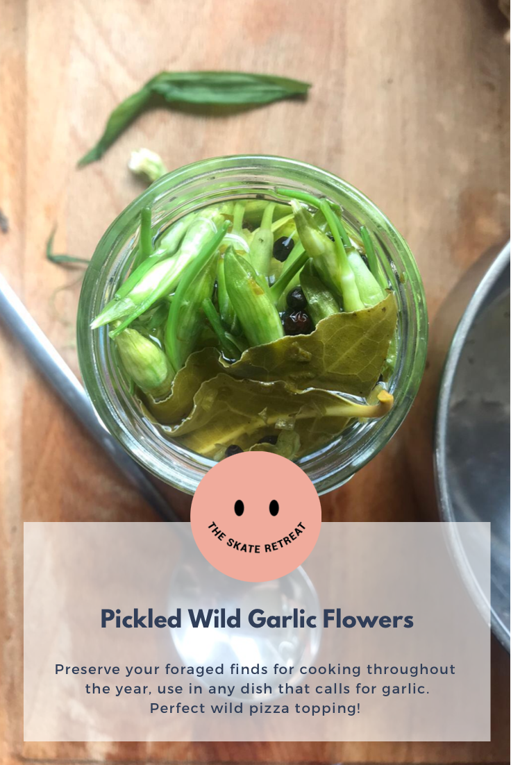 Learn to Forage with Us; How to make Pickled Wild Garlic Buds